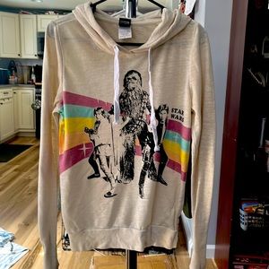 Womens small Star Wars light hoodie